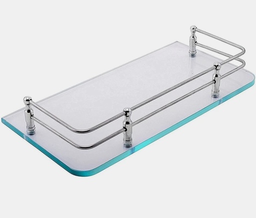 Glass shelf installation