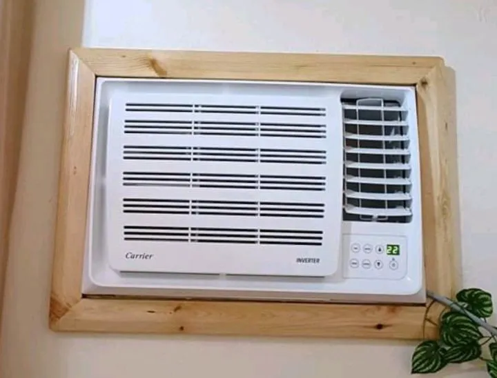Window AC frame installation